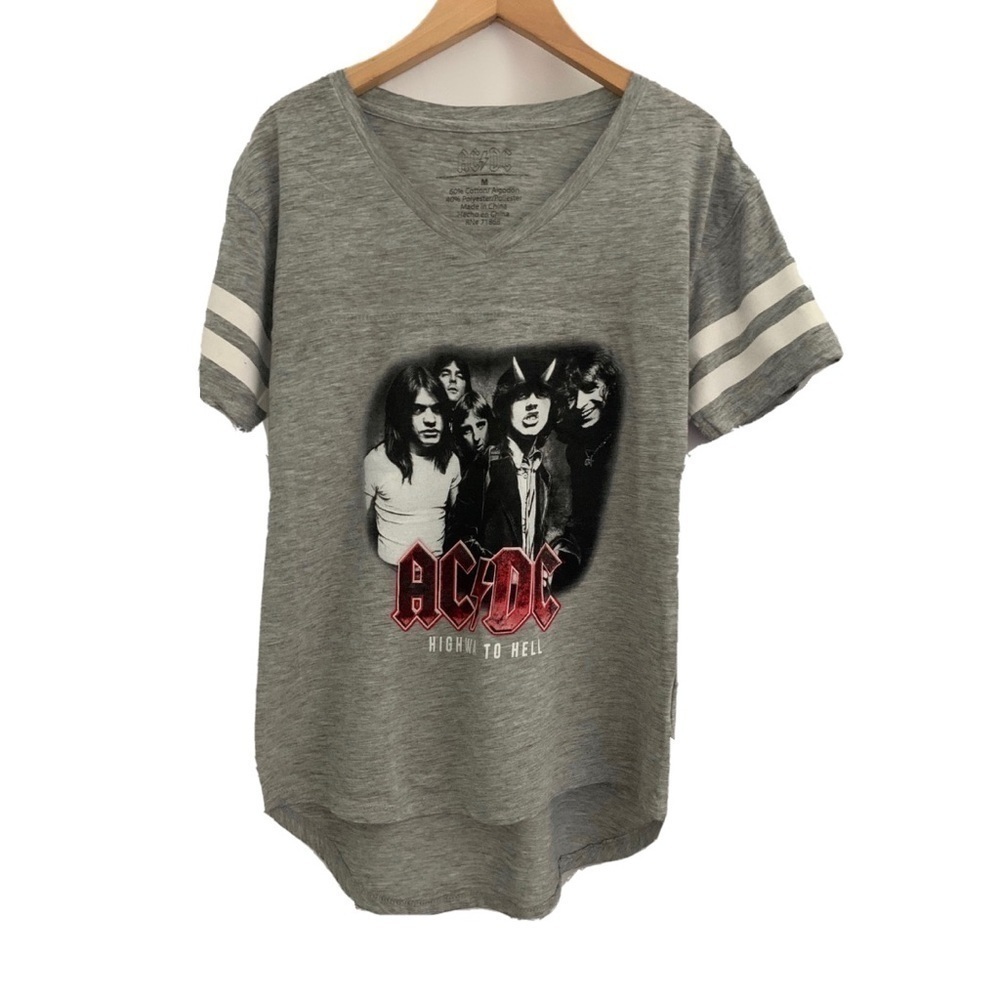 AC/DC Hi-low Tee Size Medium